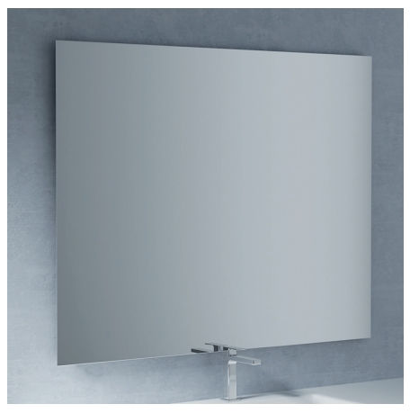 Зеркало прямоугольное без подсветки для ванной комнаты BMT BLUES 4.0  801 406 085 01  850х972х30 мм, серый