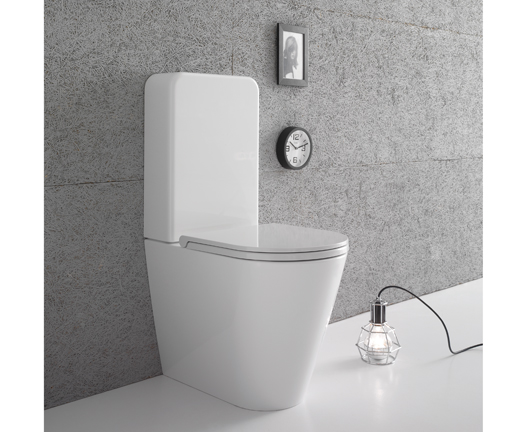 Напольный унитаз  GLOBO FORTY3 FO003BI 360 х 580 мм, (чаша), c выпуском Vario, для бачка FO008BI, белый глянцевый