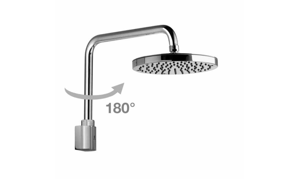Верхний душ Bossini Oki H59405 Хром с поворотным кронштейном