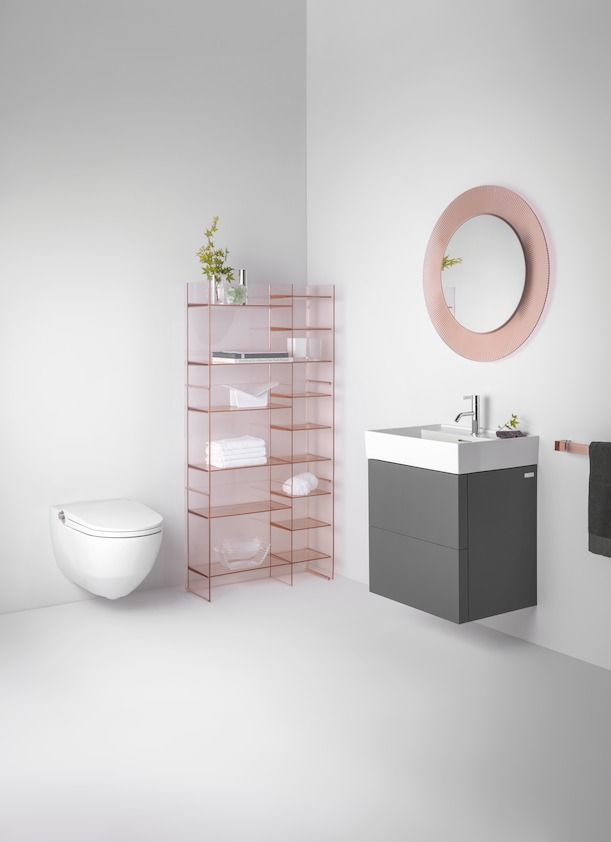 Унитаз-биде подвесной безободковый Laufen Cleanet Navia  8.2060.1.400.717.1  белый, покрытие LCC, внешний подвод воды
