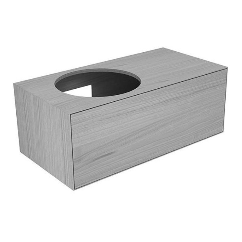 Тумба под умывальник Keuco Edition Lignatur 33371 750121 1050х400х535 мм отверстие слева 1 ящик фасад из венецианского дуба корпус дуб