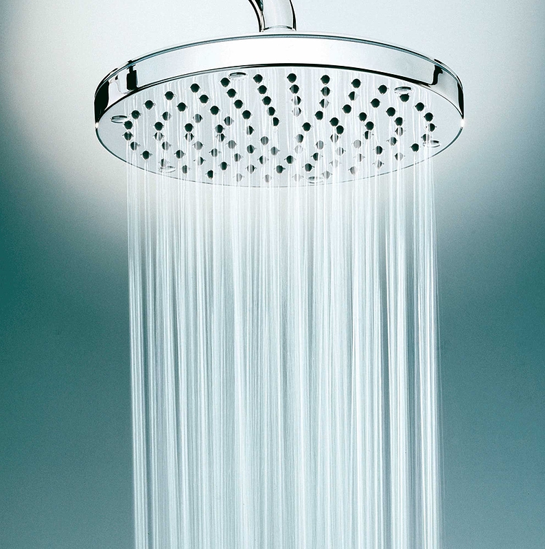 Верхний душ настенный BOSSINI ELIOS H19412G.073 с вылетом 300 мм, чёрный матовый