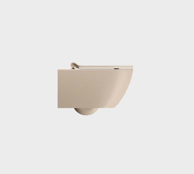 Унитаз подвесной GSI PURA 8815FR208 Swirlflush, с крепежом, Цвет Creta Matte