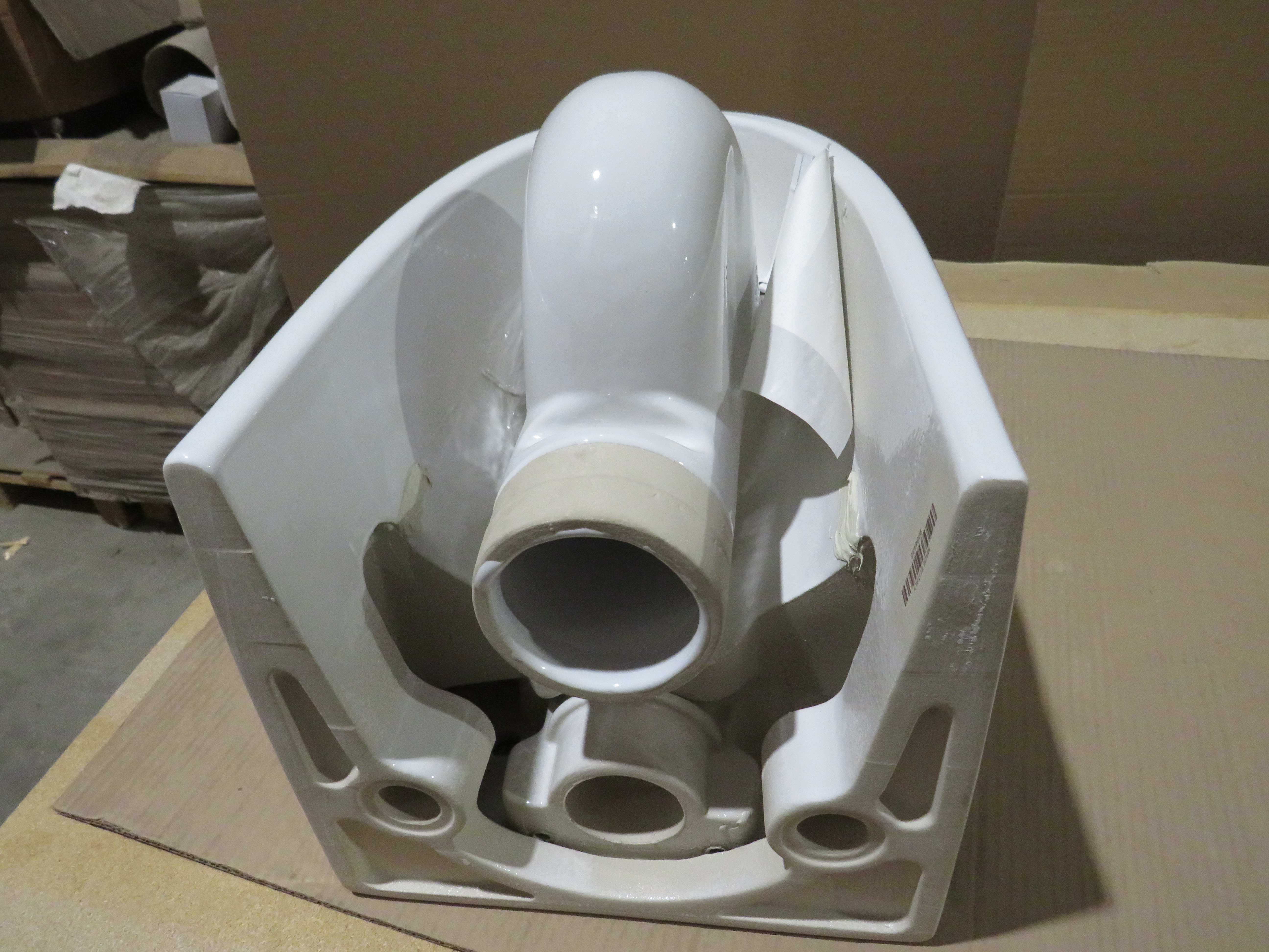 УЦЕНКА. Унитаз подвесной безободковый GSI MODO  981611_УЦ/15   520 мм х 370 мм, белый глянцевый / Дефект:  Уколы в эмали.