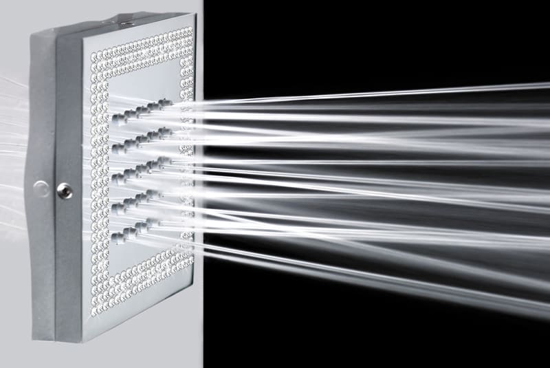 Форсунка боковая для душа Bossini Cubic Flat Wall I00176 Хром