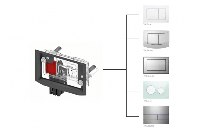 Контейнеро для гигиенических таблеток для смывного бачка TECE TECEProfil 9240950