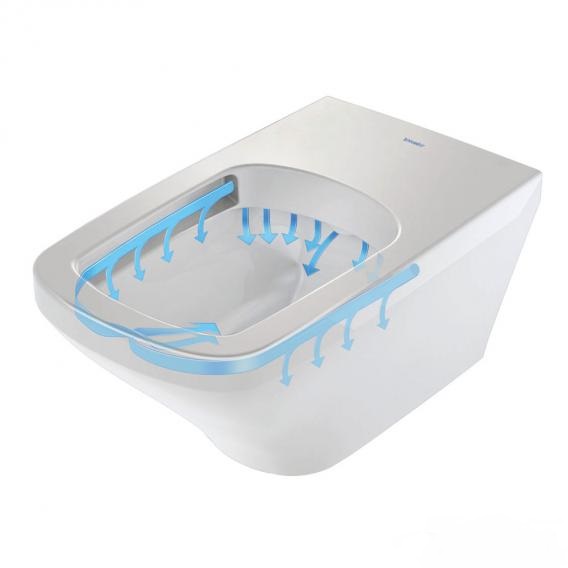 Унитаз подвесной Duravit DuraStyle 2542590000 с вертикальным смывом, для SensoWash, безободковый, белый