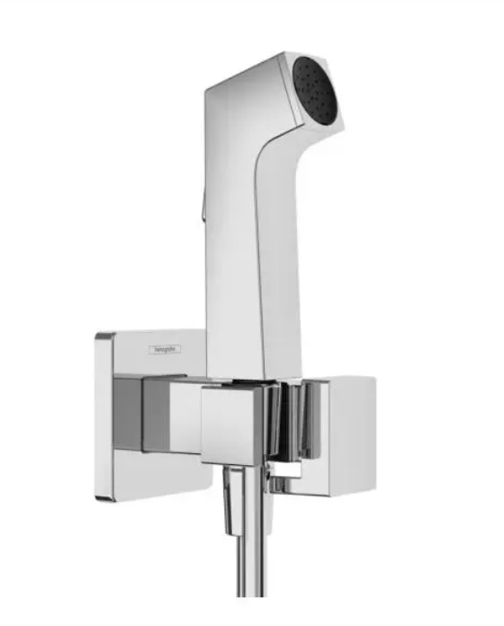 Гигиенический комплект HANSGROHE Bidette Е 1 jet 29233000 со шлангом и держателем, цвет Хром