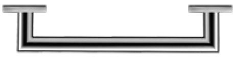 Поручень Duravit Karree 0099631000  хром