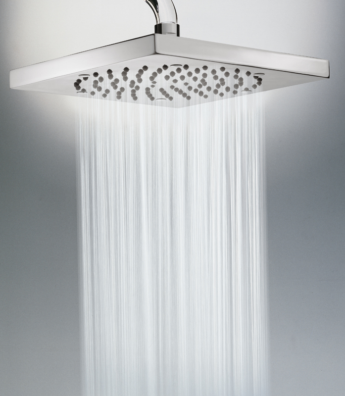 Верхний душ потолочный Bossini Cube H61720G Хром скронштейном