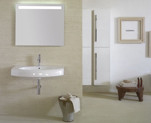 Зеркало с подсветкой GLOBO MIRROR FRAMES BPS080 800 мм х 700 мм, с сенсорным выключателем, серое