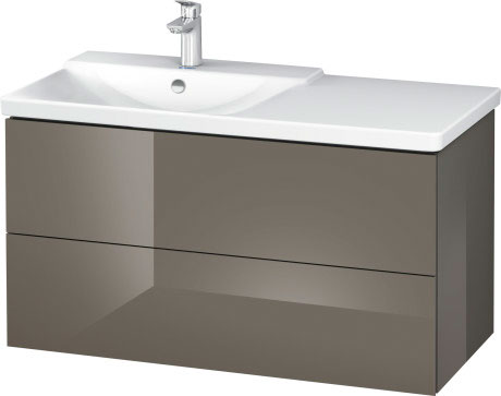 Тумба подвесная под раковину Duravit L-Cube LC625108989 фланелево-серый