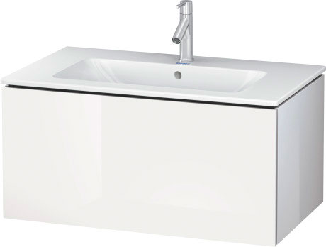 Тумба подвесная под раковину Duravit L-Cube LC 6141 2222 белый глянцевый