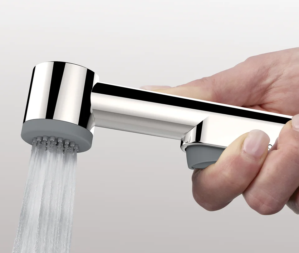 Гигиенический душ с прогрессивным смесителем BOSSINI MACAN E37032B.030 Хром (комплект)