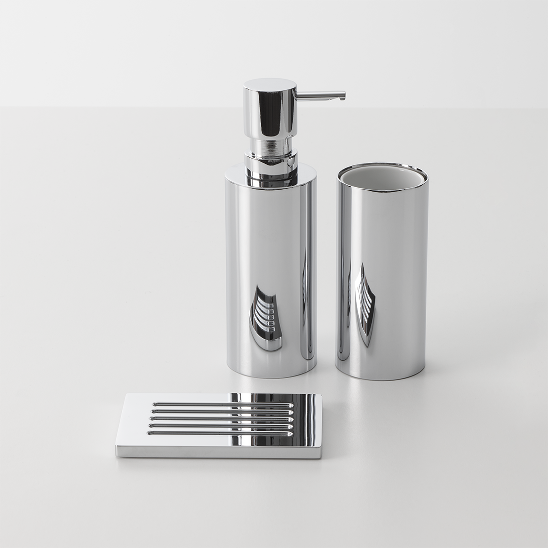 Стакан для зубных щеток настольный DECOR WALTHER  Mikado MK SMB  0522520    12 X Ø 5,5 см, с белым керамическим контейнером, цвет  золото GOLD (24 carat)