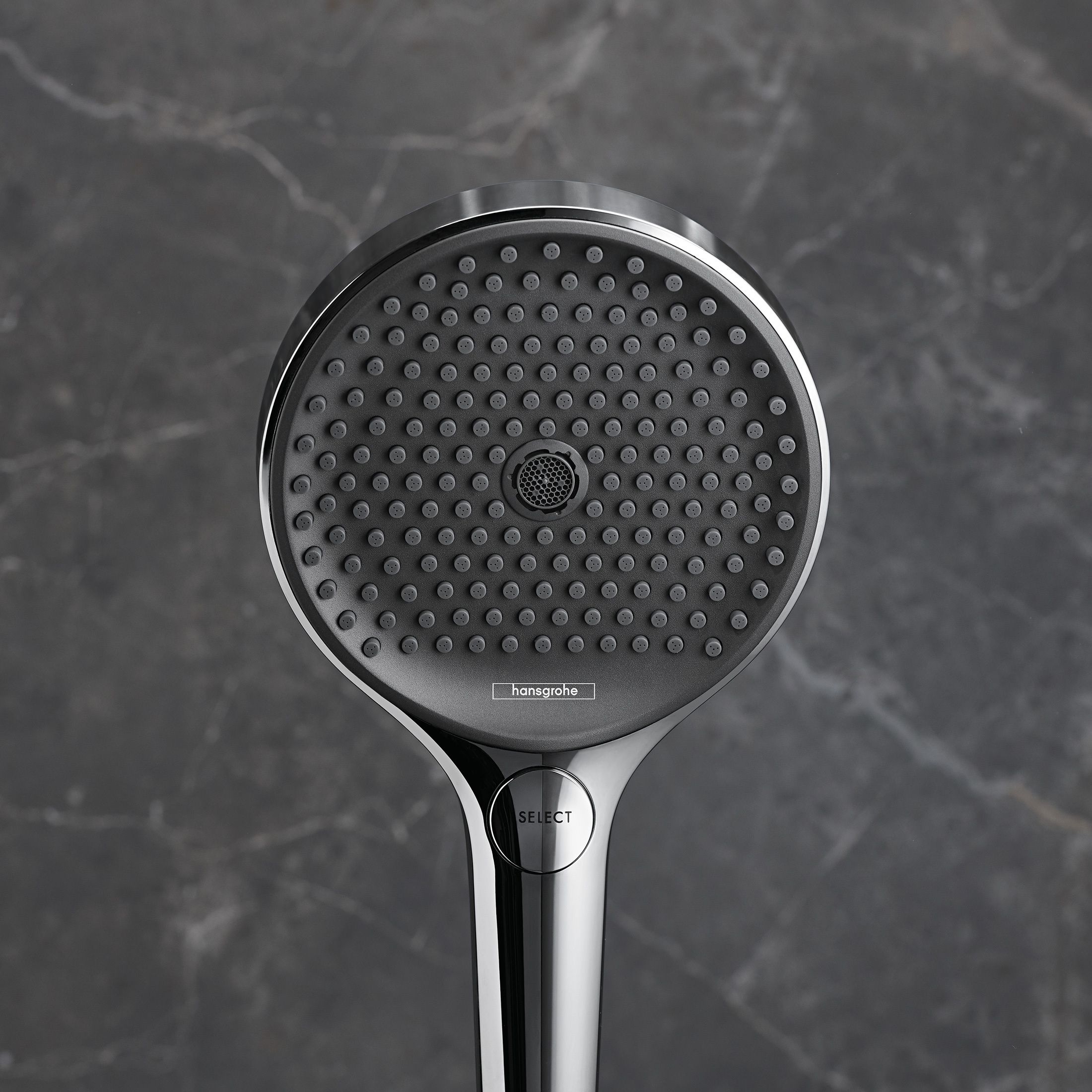 Душевой набор Hansgrohe Rainfinity 27673000 с двумя полками хром