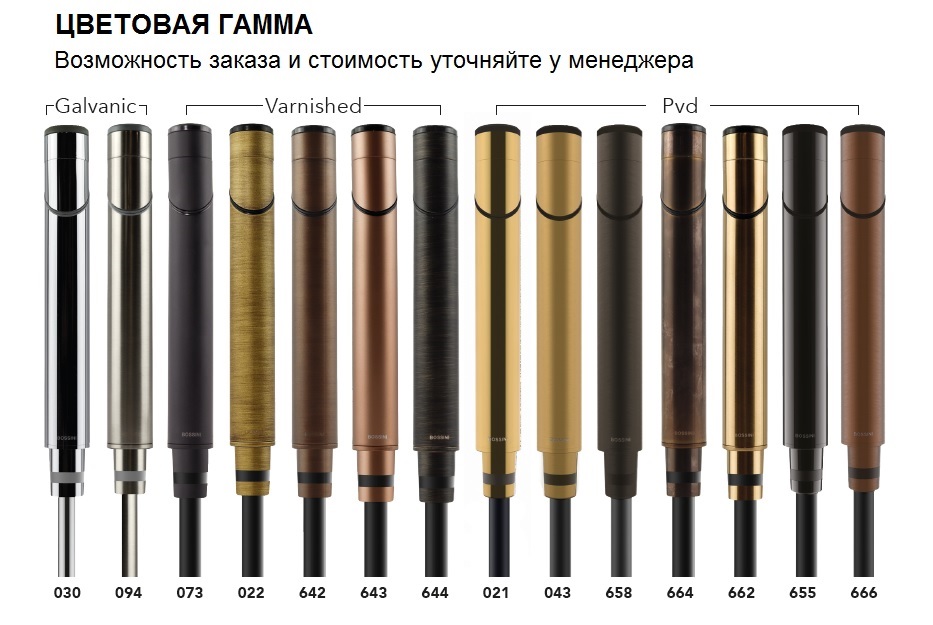 Зеркало косметическое увеличительное настенное BOSSINI BAGNO V50010.030 210 мм, цвет Хром