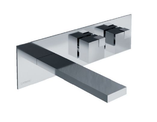 Встраиваемая часть для смесителя на три отверстия CARIMALI W2501 Хром