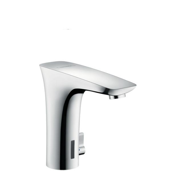 Смеситель для раковины электронный Hansgrohe PuraVida 15170000 питание от батареек хром