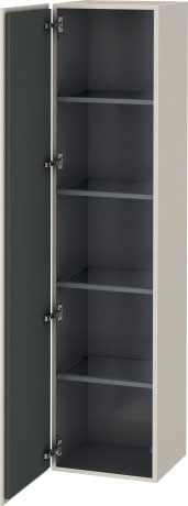 Шкаф-пенал подвесной Duravit L-Cube LC1180L9191 серо-коричневый