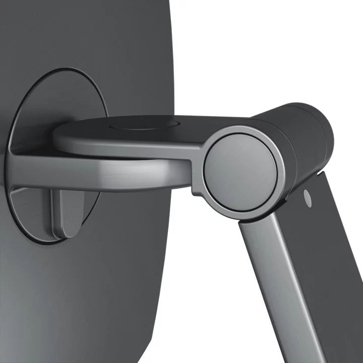 Косметическое зеркало без подсветки KEUCO ilook move 17613 130000 Чёрный шлифованный хром