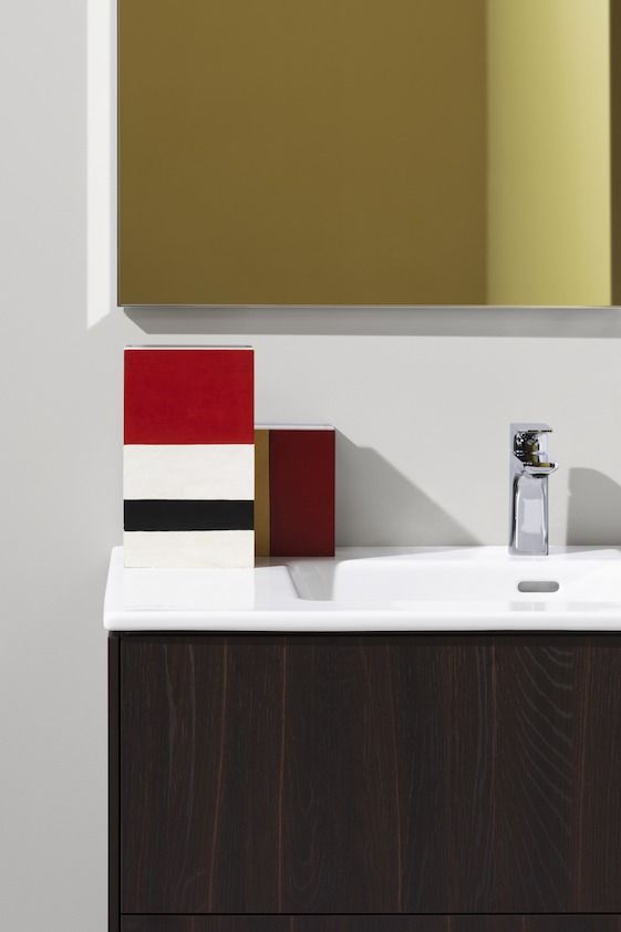 Тумба с раковиной  Laufen   Base for Pro S  8.6496.2.263.104.1   100 см, подвесная, 2 ящика, цвет темный вяз