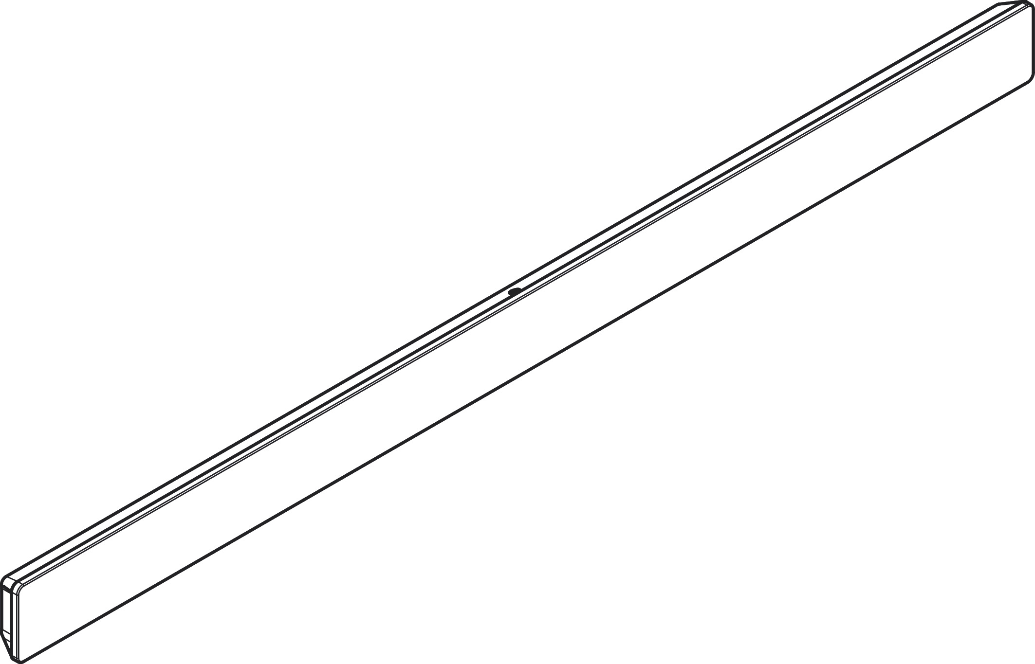 Штанга для коепления аксессуаров HANSGROHE WallStoris 27902670 500 мм, цвет Чёрный матовый