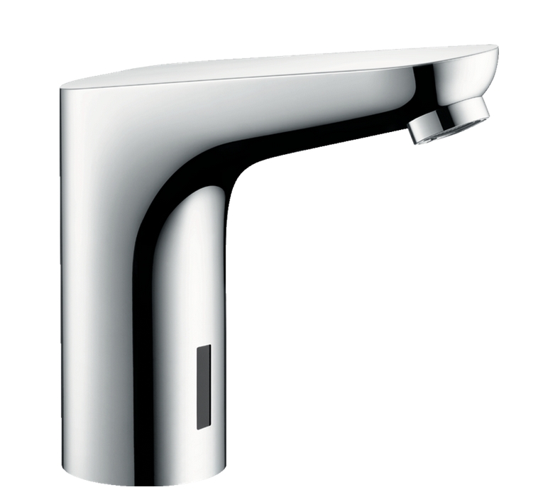 Электронный смеситель для раковины без регулировки температуры HANSGROHE Focus 31172000 с донным клапаном, цвет Хром