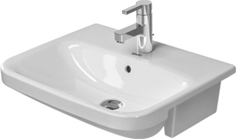 Раковина встраиваемая до половины Duravit Durastyle 0375550000 55х45см