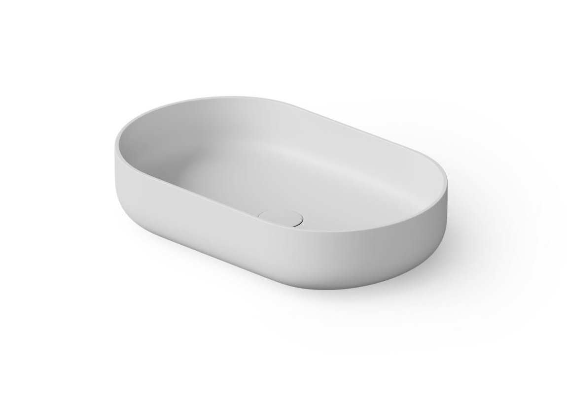 Крышка донного клапана для раковины DEA DESIGN  DD4230 18  из искусственного камня Solid Suface, цвет белый матовый White 18