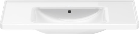 Раковина встраиваемая сверху Duravit D-Neo 2367100060 1005 мм х 480 мм, с переливом, без отверстия для смесителя, белая