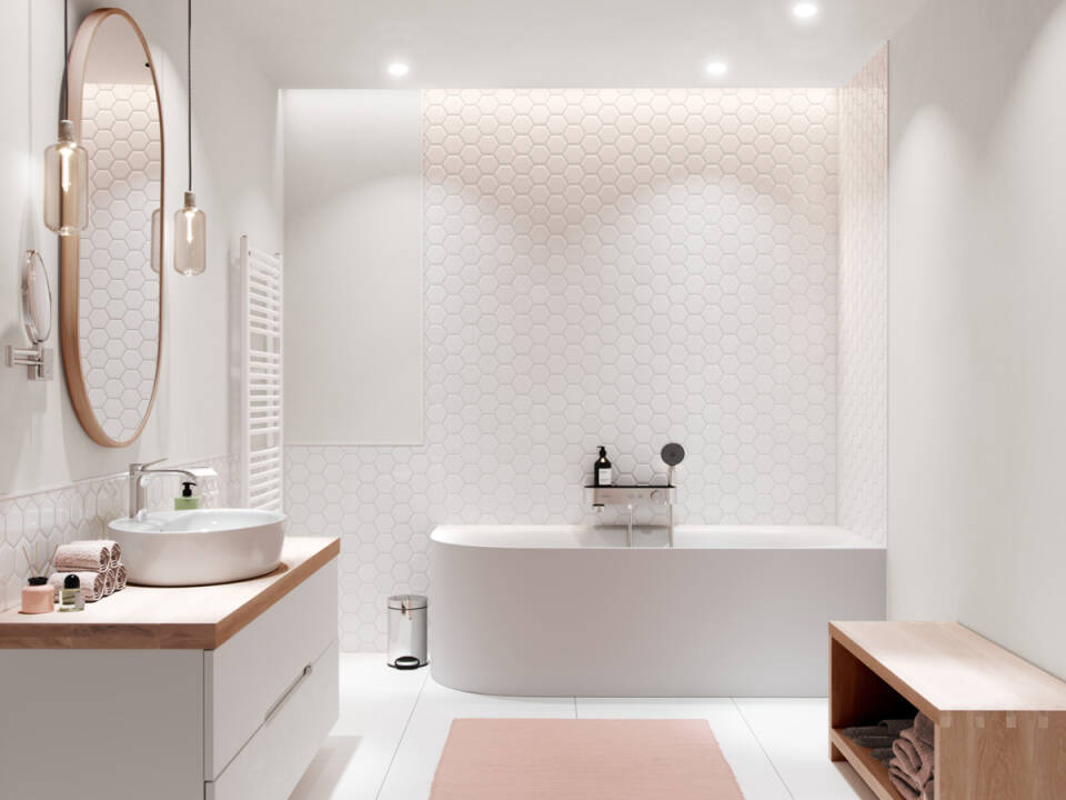 Термостат для ванны HANSGROHE ShowerTablet Select 400 24340700 цвет Белый матовый