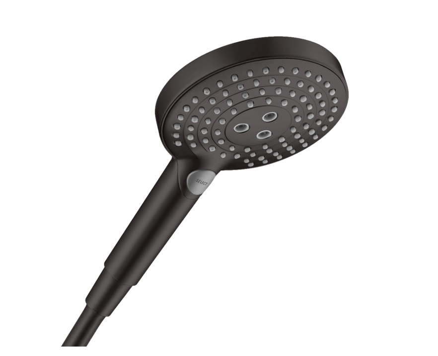 Ручной душ HANSGROHE Raindance Select S 26530670 120 3jet, цвет Чёрный матовый