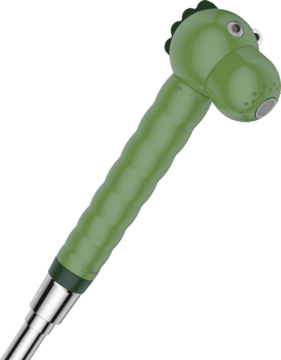 Ручной душ детский "Крокодил" HANSGROHE Jocolino 2jet 28788570 Зелёный