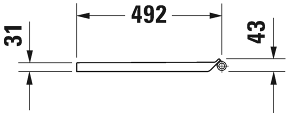 Сиденье для унитаза с крышкой удлиненное Duravit Durastyle 0062310000 без автоматического опускания, белый
