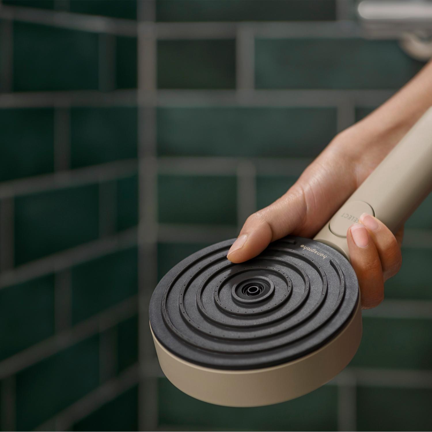 Ручной душ HANSGROHE Pulsify Select Planet Edition 26077210 150 3jet Relaxation EcoSmart+, цвет Песок