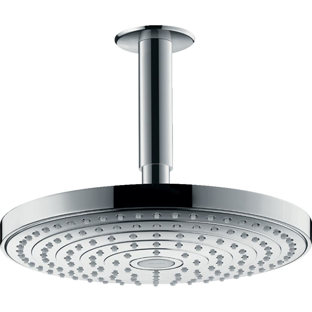 Верхний душ с потолочным держателем Hansgrohe Raindance Select S 240 2jet 26467000 Хром