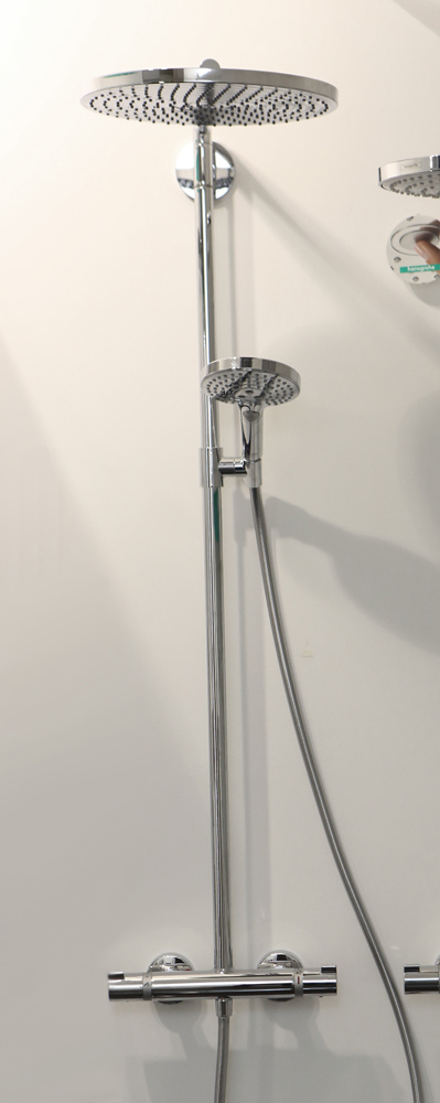 Душевой комплект Hansgrohe Raindance Select S 240 2jet 27129000 Showerpipe с термостатом хром