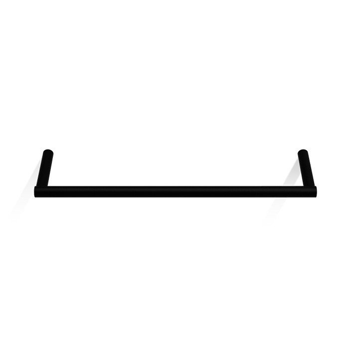 Настенный полотенцедержатель-перекладина DECOR WALTER Mikado MK HTE 30 520760 цвет Чёрный матовый