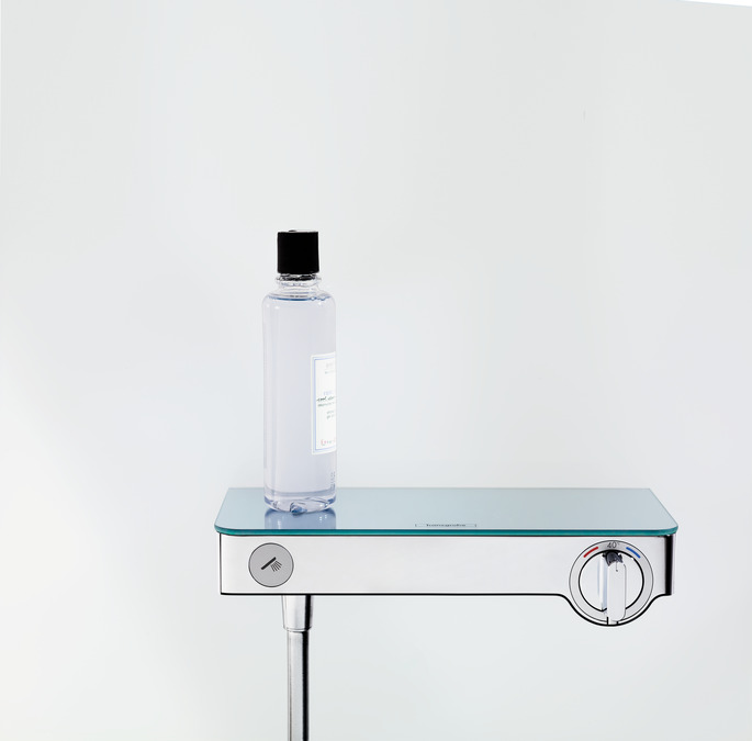 Смеситель для душа с термостатом Hansgrohe ShowerTablet Select 300 13171400 белый, хром