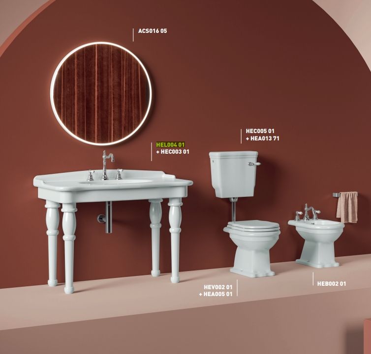 Раковина накладная ARTCERAM HERMITAGE HEL004 01 00  1120х630 мм, с 1 отверстием под смеситель, с переливом, белый глянцевый
