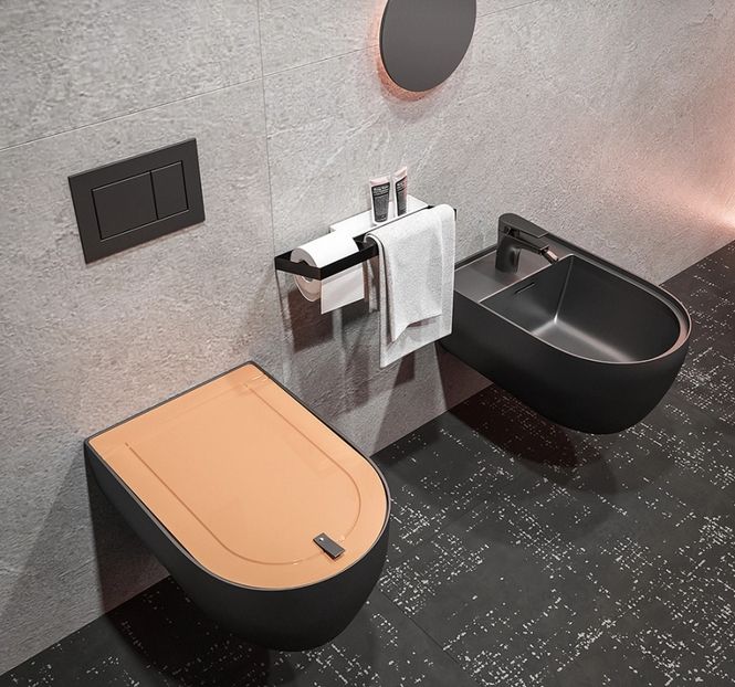 Релинг для аксессуаров правая BERTOCCI FLY 149 1508 0200 410 мм, с полотенцедержателем и держателем для туалетной бумаги, белый матовый