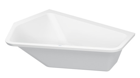 Акриловая ванна Duravit Paiova 5 700390000000000 1770 х 1300 c двумя разными наклонами для спины, встраиваемая, угловая, белая