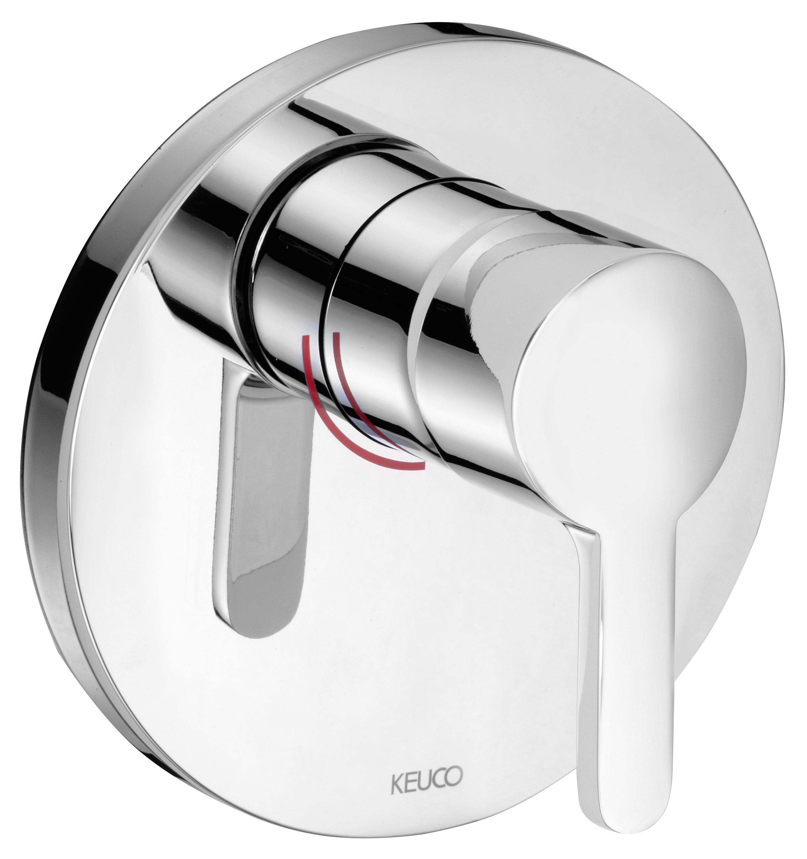 Встраиваемый однорычажный смеситель для душа Keuco ELEGANCE 51671 хром