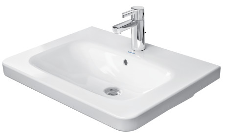 Раковина встраиваемая сверху Duravit DuraStyle 23206500001 с одним отверстием для смесителя, с покрытием WonderGliss, белая