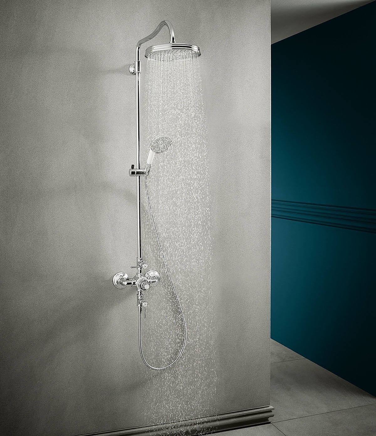 Душевая система Showerpipe AXOR Montreux 16570000 Хром