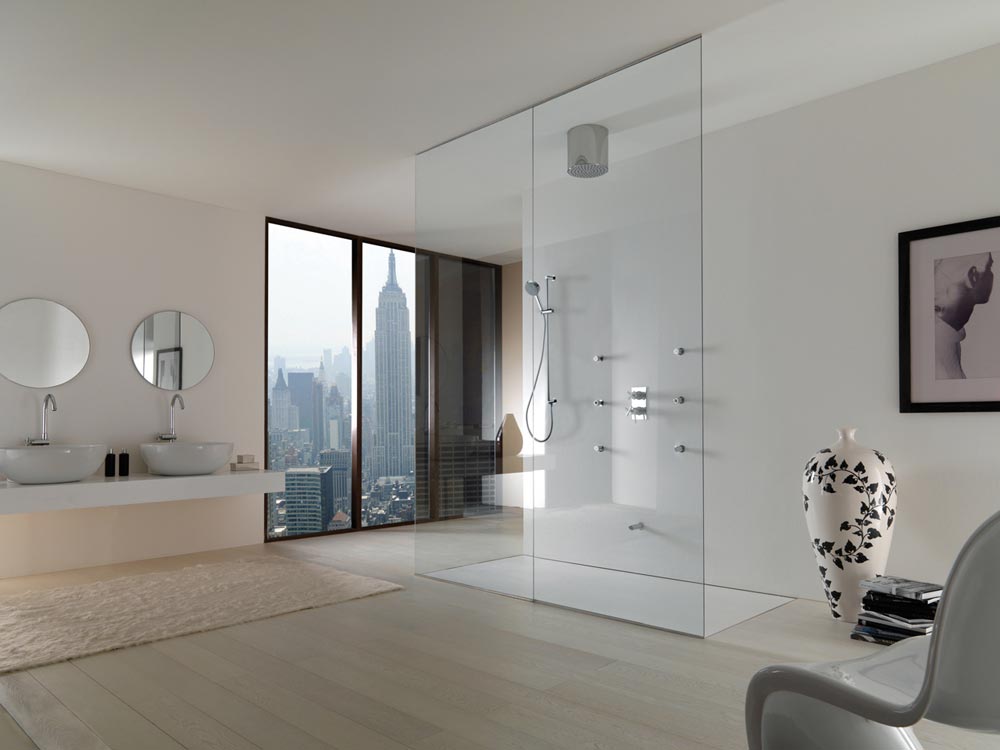 Верхний душ потолочный Bossini Oki Onox 1 режим H80405.030 хром