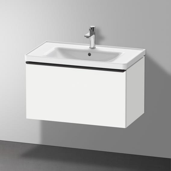 Тумба подвесная под раковину DURAVIT D-Neo DE425501818 784 мм х 452 мм, с одним выдвижным ящиком, белый матовый