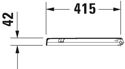 Сиденье для унитаза Duravit Starck 3  0063890000 c автоматическим закрыванием, белое