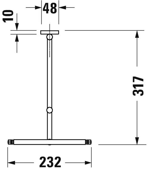 Косметическое зеркало Duravit D-Code 0099121000 хром